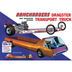 Model Plastikowy - Samochód 1:25 Ramchargers Dragster & Transporter Truck - MPC970